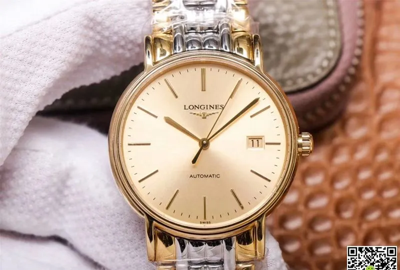 Longines Presence L4.921.2.32.7 RM Factory 1:1 Best Edition Replica Watch Gold Dial